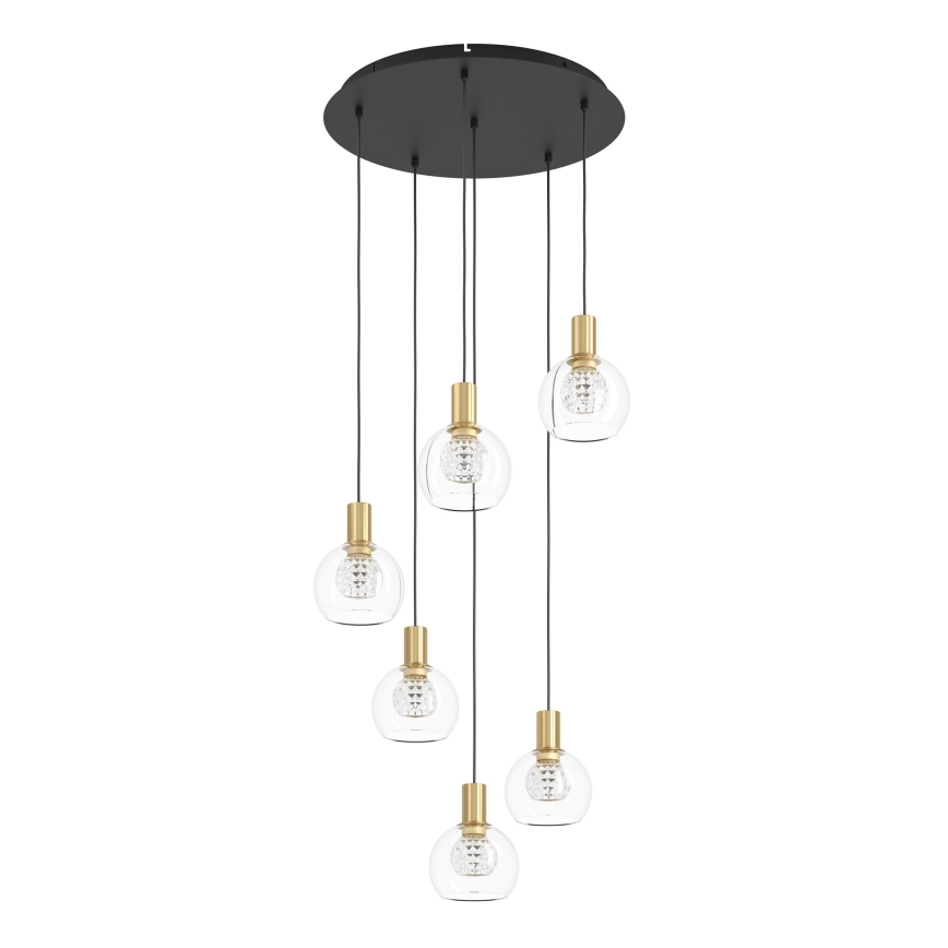Eglo 390279 - LED Hämardatav lühter 6xLED/5,4W/230V 3000K d. 54 cm kuldne