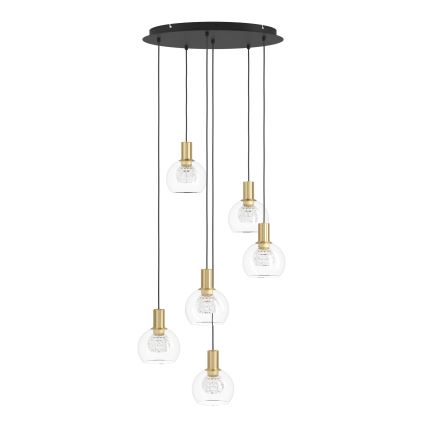 Eglo 390279 - LED Hämardatav lühter 6xLED/5,4W/230V 3000K d. 54 cm kuldne