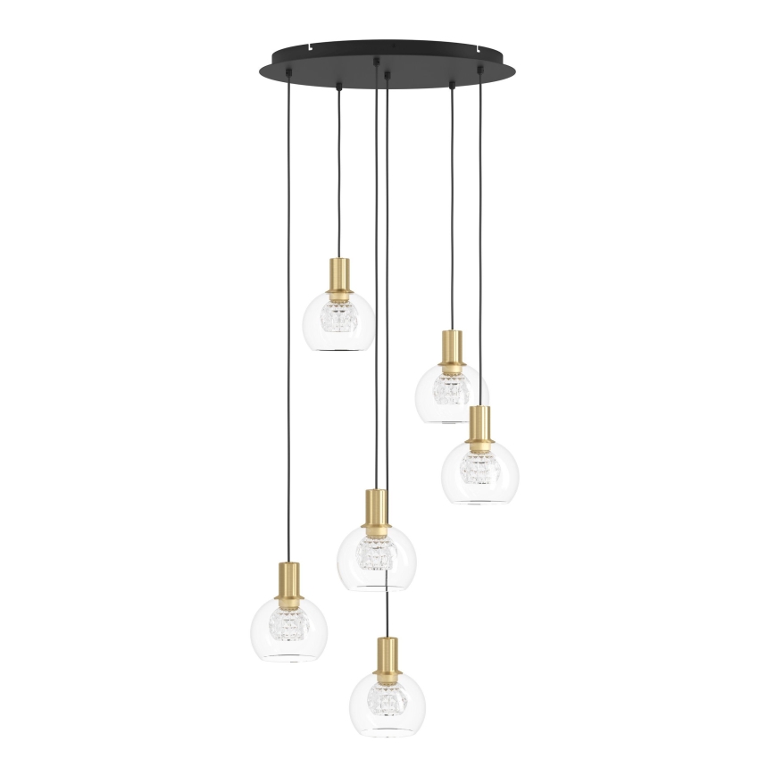 Eglo 390279 - LED Hämardatav lühter 6xLED/5,4W/230V 3000K d. 54 cm kuldne