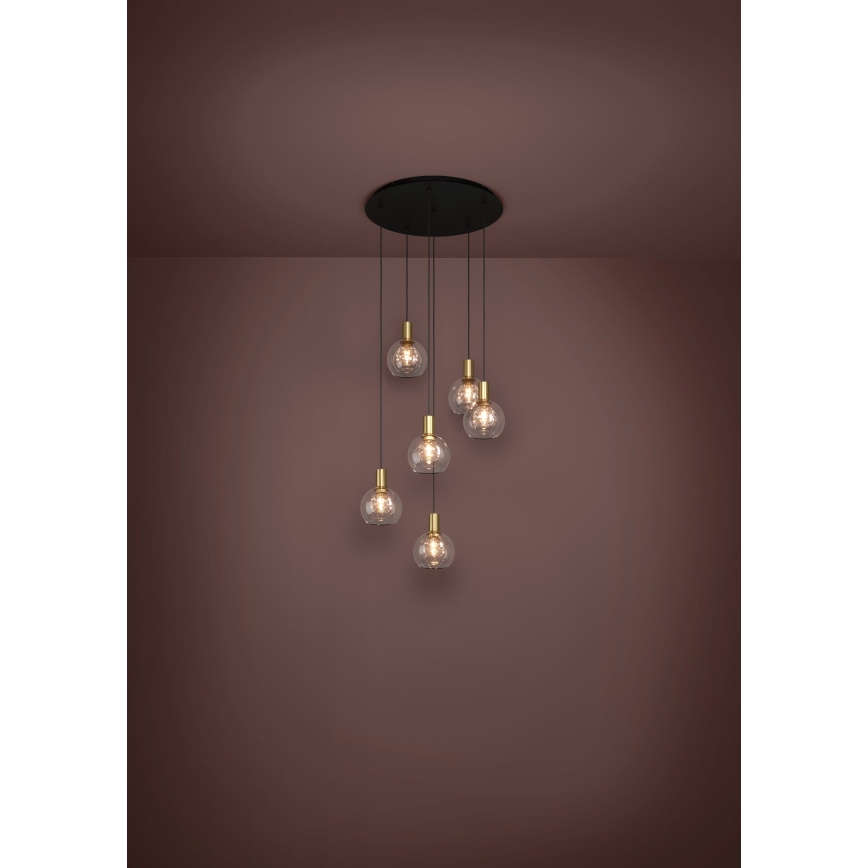 Eglo 390279 - LED Hämardatav lühter 6xLED/5,4W/230V 3000K d. 54 cm kuldne