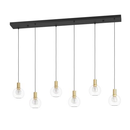 Eglo - LED Hämardatav lühter 6xLED/5,4W/230V 3000K kuldne