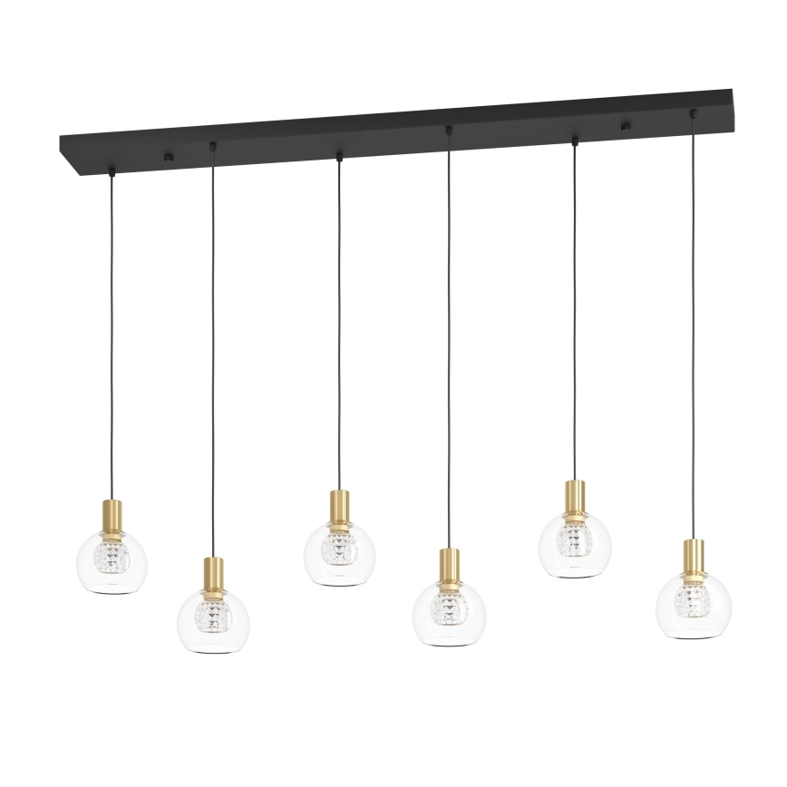 Eglo - LED Hämardatav lühter 6xLED/5,4W/230V 3000K kuldne