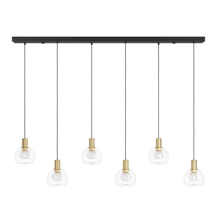 Eglo - LED Hämardatav lühter 6xLED/5,4W/230V 3000K kuldne