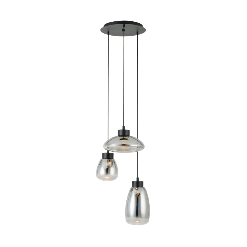 Eglo - LED Hämardatav lühter 3xLED/5,4W/230V 2700K suitsune