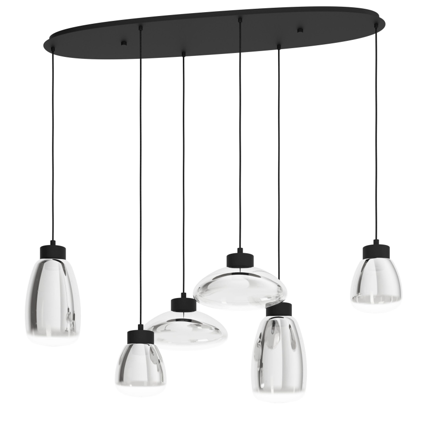 Eglo - LED Hämardatav lühter 6xLED/5,4W/230V 2700K suitsune