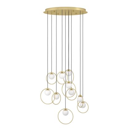 Eglo - LED Hämardatav lühter 10xLED/3W/230V 3000K d. 58 cm kuldne