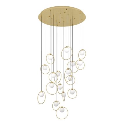 Eglo - LED Hämardatav lühter 17xLED/3W/230V 3000K d. 78 cm kuldne