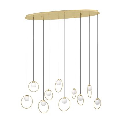 Eglo - LED Hämardatav lühter 10xLED/3W/230V 3000K kuldne