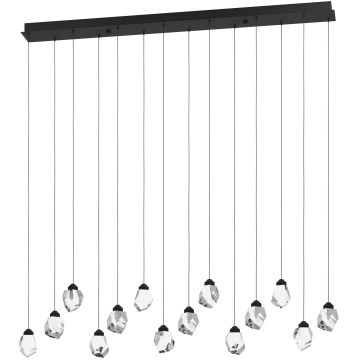 Eglo 390358 - LED Hämardatav lühter SINDICAT 14xLED/3W/230V must/läbipaistev