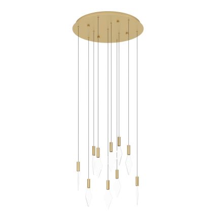 Eglo - LED Hämardatav lühter 10xLED/3W/230V 3000K d. 58 cm kuldne