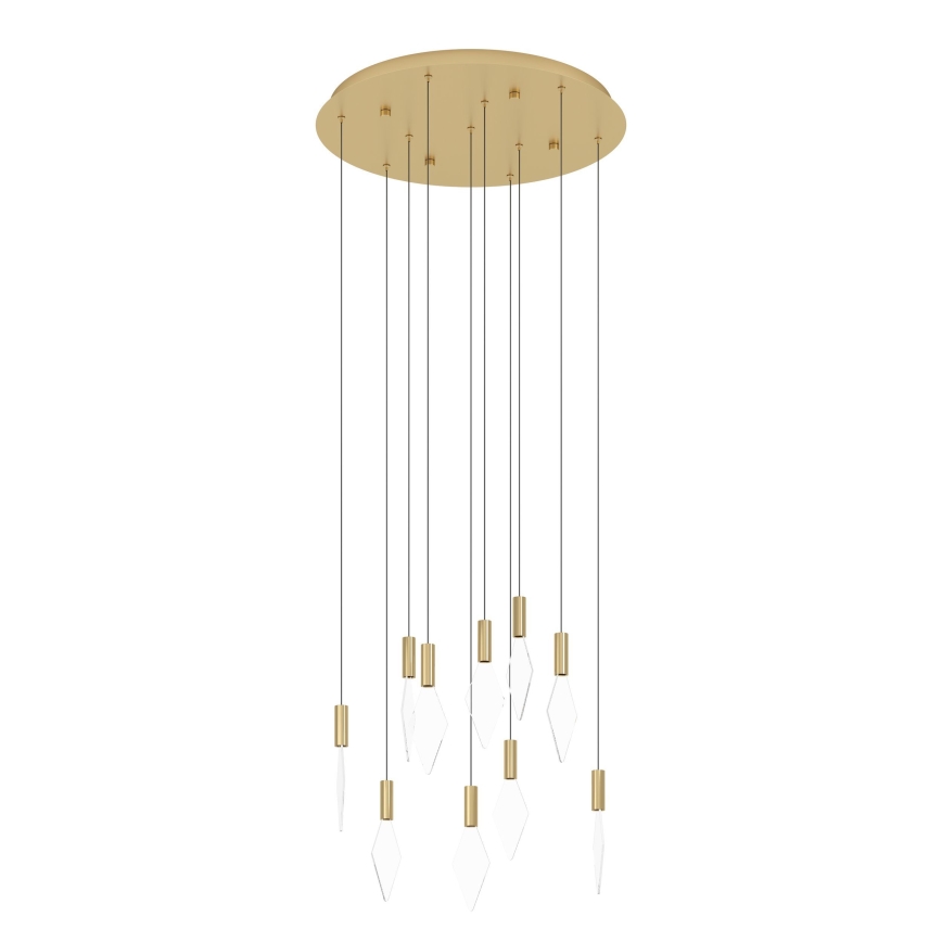 Eglo - LED Hämardatav lühter 10xLED/3W/230V 3000K d. 58 cm kuldne