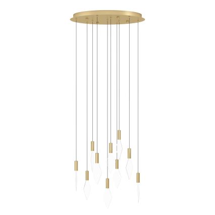 Eglo - LED Hämardatav lühter 10xLED/3W/230V 3000K d. 58 cm kuldne