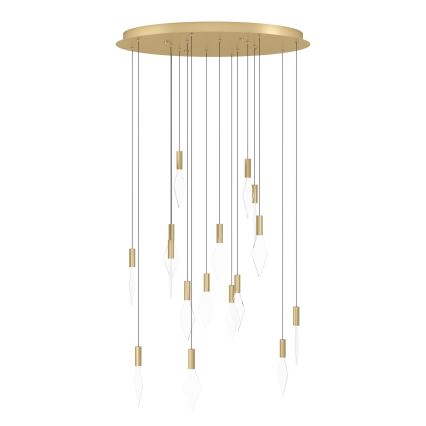 Eglo - LED Hämardatav lühter 16xLED/3,3W/230V 3000K d. 78 cm kuldne