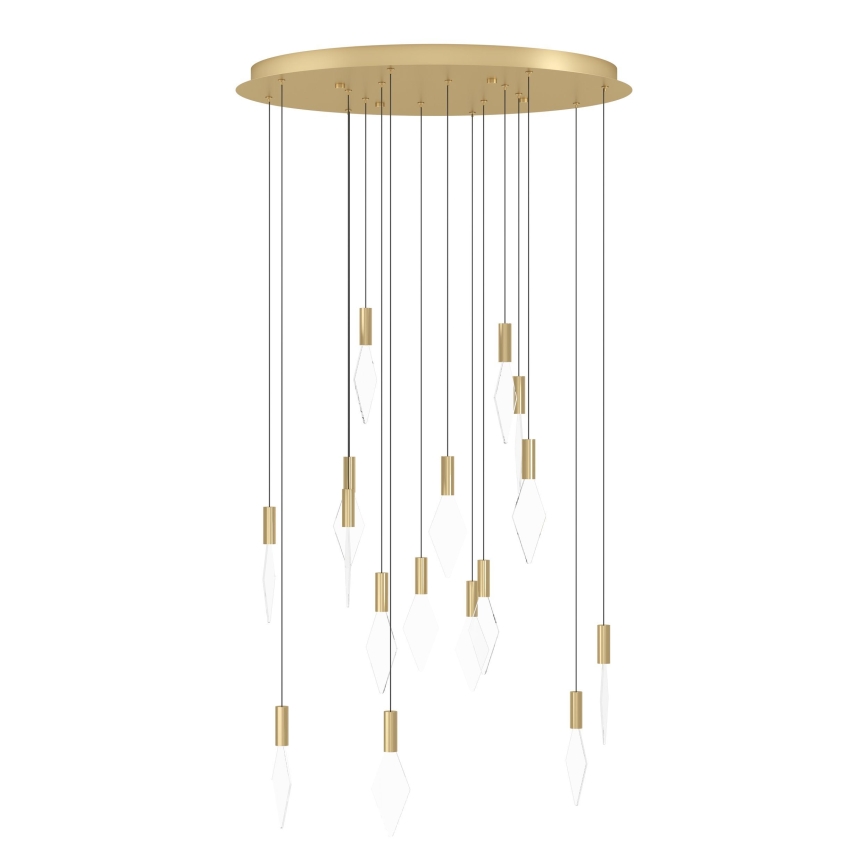 Eglo - LED Hämardatav lühter 16xLED/3,3W/230V 3000K d. 78 cm kuldne