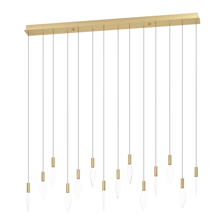 Eglo - LED Hämardatav lühter 14xLED/3,3W/230V 3000K kuldne