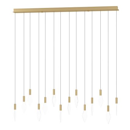 Eglo - LED Hämardatav lühter 14xLED/3,3W/230V 3000K kuldne