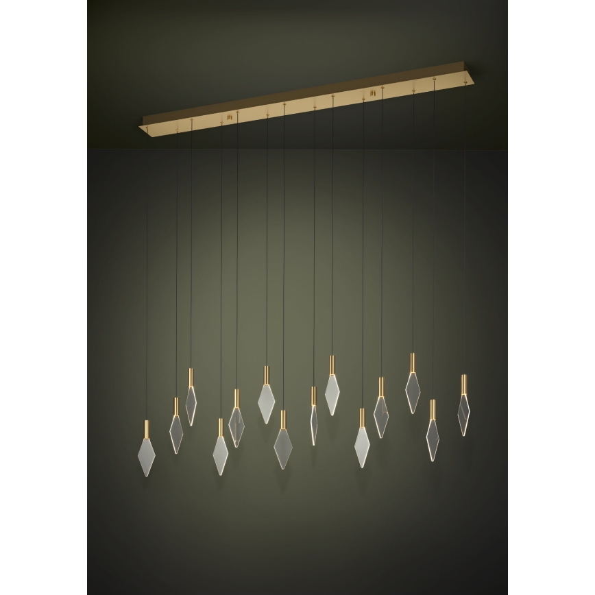 Eglo - LED Hämardatav lühter 14xLED/3,3W/230V 3000K kuldne