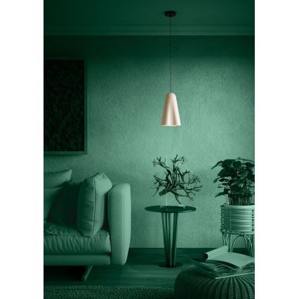 Eglo - Lühter 1xE27/40W/230V beež