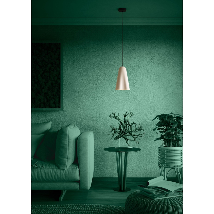 Eglo - Lühter 1xE27/40W/230V beež