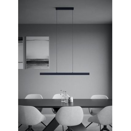 Eglo - LED Hämardatav lühter LED/20W/230V 3000K must