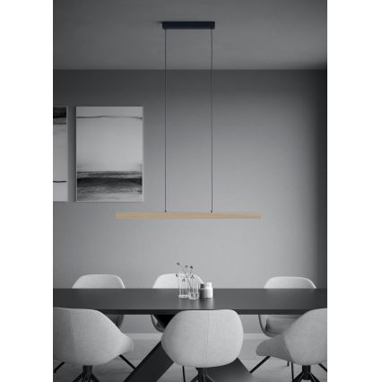 Eglo - LED Hämardatav lühter LED/21W/230V 3000K pruun