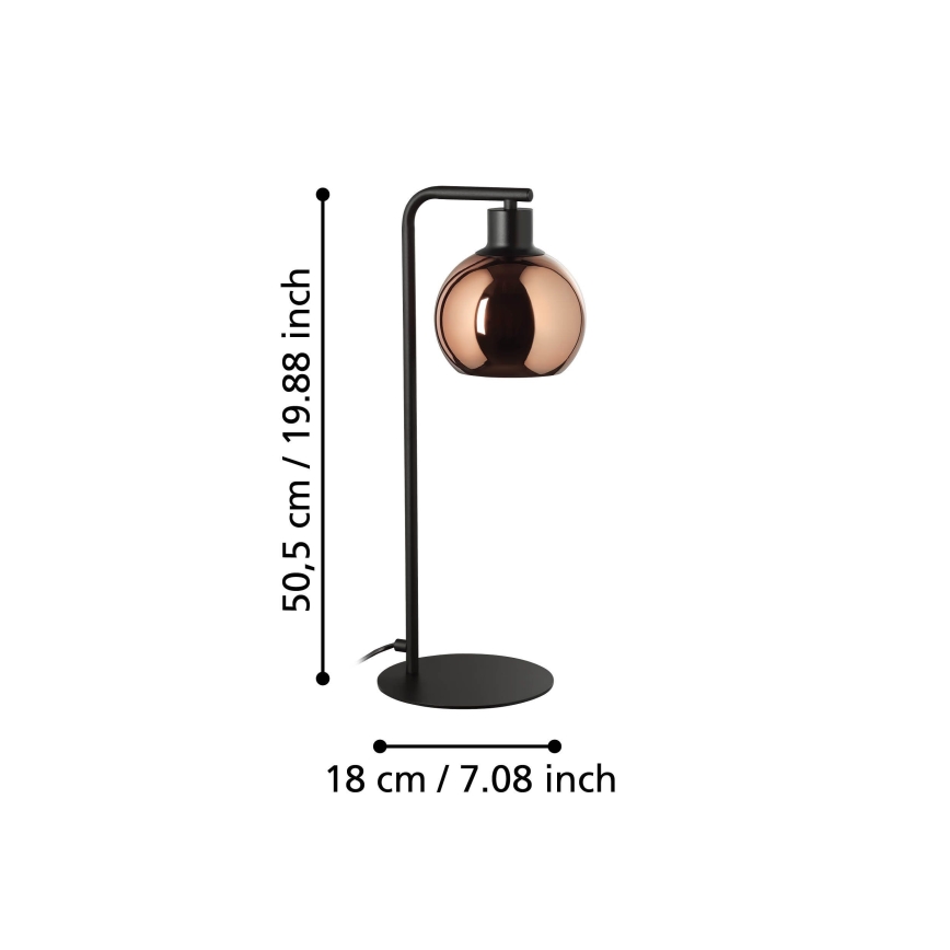 Eglo - Laualamp 1xE27/40W/230V vask