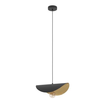 Eglo - Lühter 1xE27/40W/230V 41 cm must/kuldne