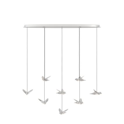 Eglo - LED Hämardatav lühter 8xLED/4,2W/230V 3000K läikiv kroom