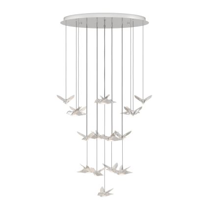Eglo - LED Hämardatav lühter 17xLED/3W/230V 3000K läikiv kroom
