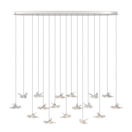 Eglo - LED Hämardatav lühter 17xLED/3W/230V 3000K läikiv kroom