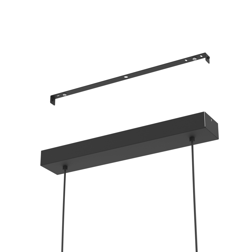 Eglo - LED Hämardatav lühter LED/46W/230V 2700-6500K must/kuldne + kaugjuhtimispult