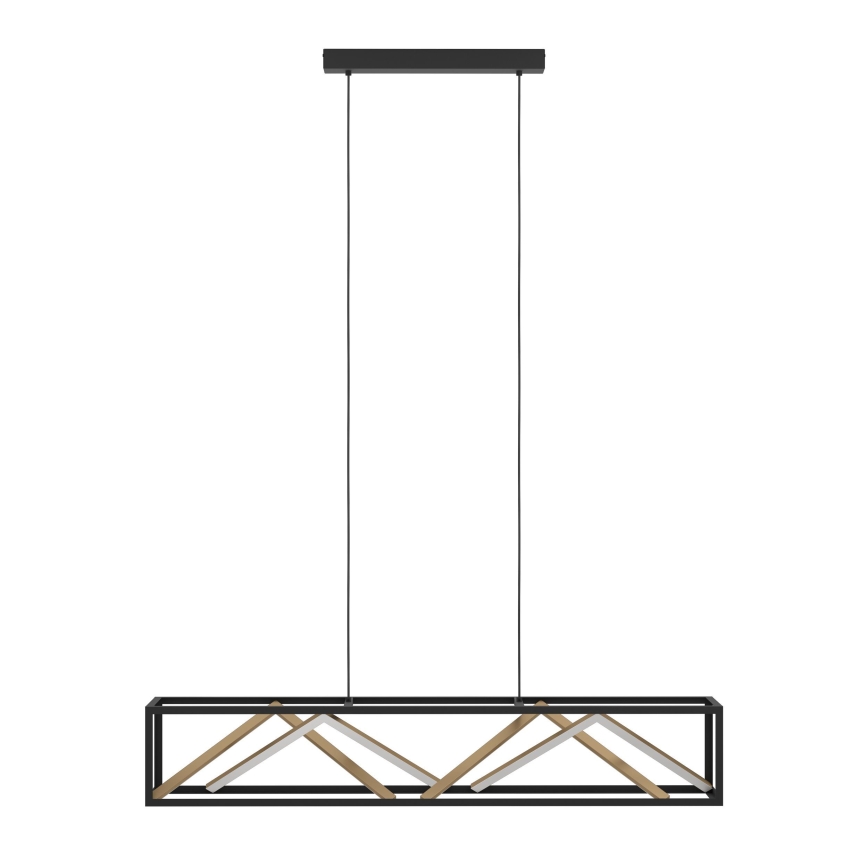 Eglo - LED Hämardatav lühter LED/46W/230V 2700-6500K must/kuldne + kaugjuhtimispult