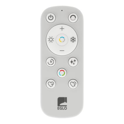 Eglo - LED Hämardatav laualamp LED/21W/230V 2700-6500K must/kuldne + kaugjuhtimispult