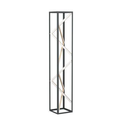 Eglo - LED Hämardatav põrandalamp LED/23W/230V 2700-6500K must/kuldne + kaugjuhtimispult