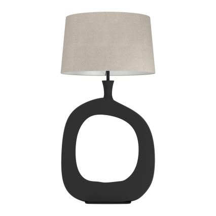Eglo - Laualamp 1xE27/60W/230V 88 cm must/kreemikas