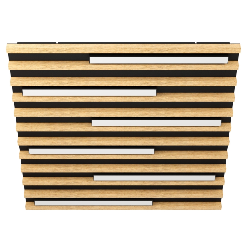 Eglo - LED Hämardatav laevalgusti 6xLED/8,5W/230V 3000K 57,5x57,5 cm pruun