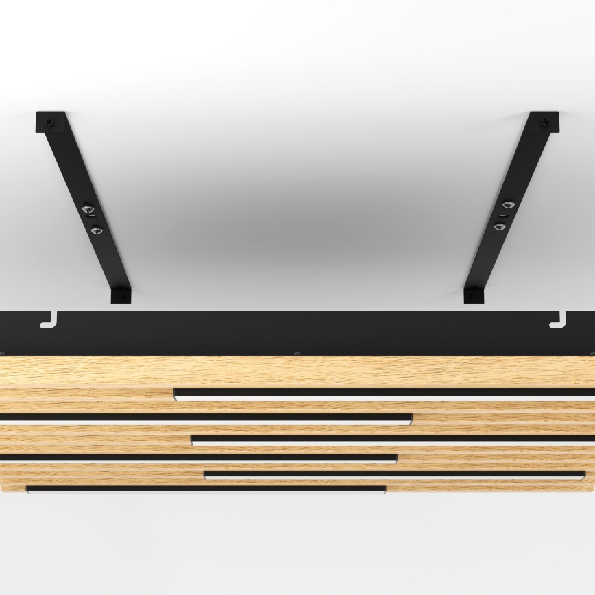 Eglo - LED Hämardatav laevalgusti 6xLED/8,5W/230V 3000K 57,5x57,5 cm pruun