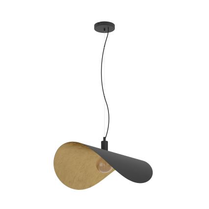 Eglo - Lühter 1xE27/40W/230V 80 cm must/kuldne