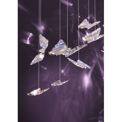 Eglo - Hämardatav LED-lühter kaablil 6xLED/4,2W/230V must/läbipaistev