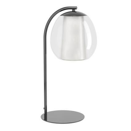 Eglo - LED hämardatav laualamp LED/5,5W/230V + LED/1,6W läikiv kroom