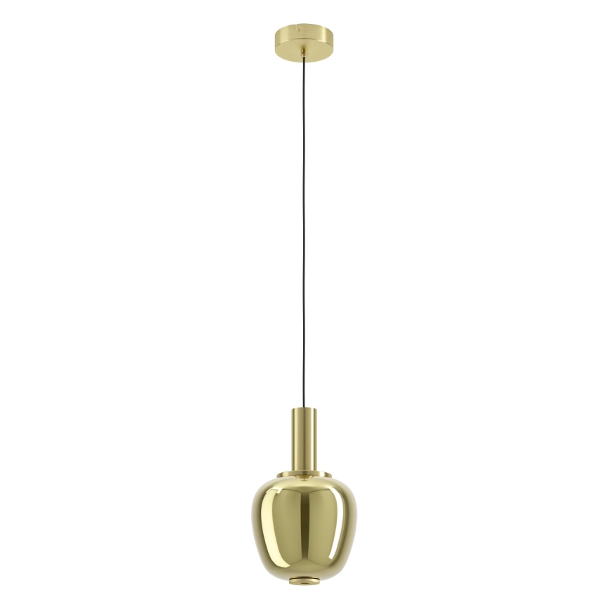 Eglo - LED-hämardatav rippvalgusti riputuskaablil LED/5,5W/230V + LED/1,6W 2200-6500K läbimõõt 21 cm kuldne