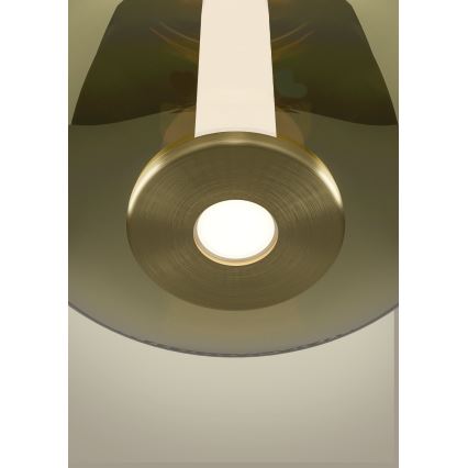 Eglo - Hämardatav LED-ripplamp kaablil LED/6W/230V + LED/1,6W 2200–6500K läbimõõt 25 cm kuldne