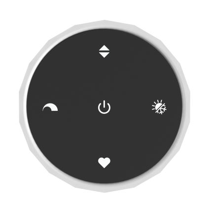 Eglo - LED-hämardatav rippvalgusti kaablil 5xLED/5,8W/230V 2200-6500K must/beež/suitsune + kaugjuhtimispult