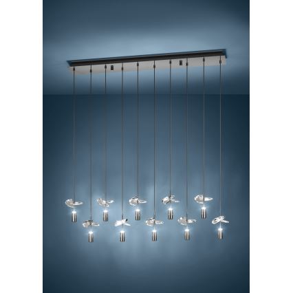 Eglo - LED-lühter juhtmega 10xLED/2,6W/230V 2200/3000/4000K läikiv kroom
