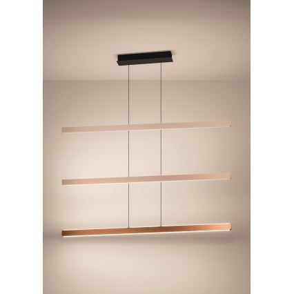 Eglo - hämardatav LED-lühter kaabliga LED/30W/230V 2200-6500K kuldne + kaugjuhtimispult