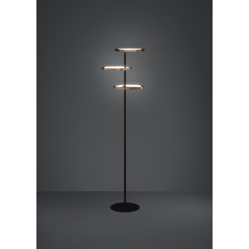 Eglo - Hämardatav LED-põrandalamp LED/20W/230V 2200-6500K messing