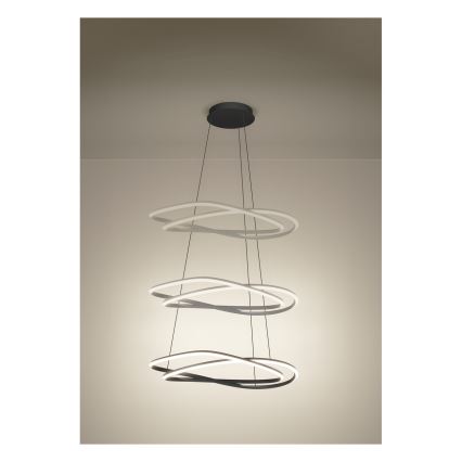 Eglo - hämardatav LED-rippvalgusti riputuskaabliga LED/60W/230V 2200-6500K hall + kaugjuhtimispult