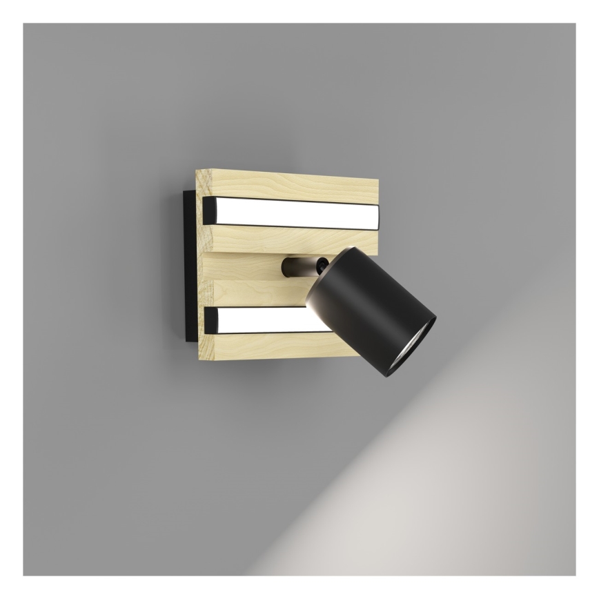 Eglo - LED seina punktvalgusti 1xLED/2,2W/230V + 2xLED/1,2W + 2xLED/2W beež/must