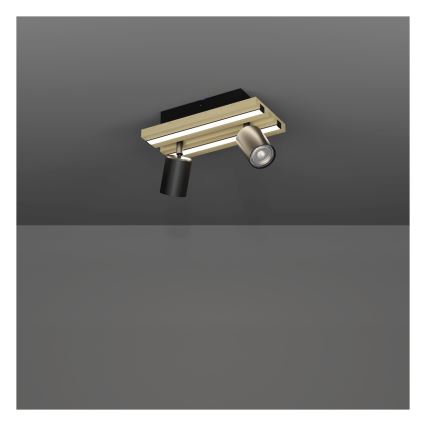 Eglo - LED spottvalgusti 2xLED/2,2W/230V + 2xLED/1,2W + 2xLED/2W beež/must