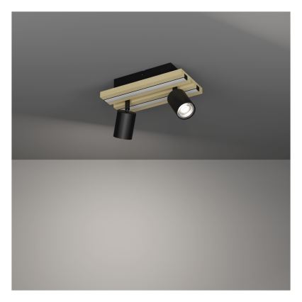Eglo - LED-spottvalgusti 2xLED/2,2W/230V + 2xLED/1,2W + 2xLED/2W beež/must